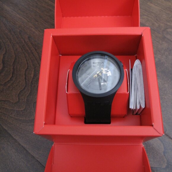 SWATCH Big Bold Bioceramic C-Black (SB03B100) NWT - Picture 11 of 11